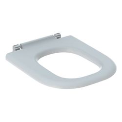 Geberit Renova Comfort WC-Sitzring barrierefrei, eckiges Design, Befestigung von unt... GEBERIT-572840000 4022009353402 (Abb. 1)