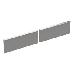 Geberit Set Schubladenfronten für iCon Unterschrank für Waschtisch, Platin, Breite W... GEBERIT-598823000 4022009318975 (Abb. 1)