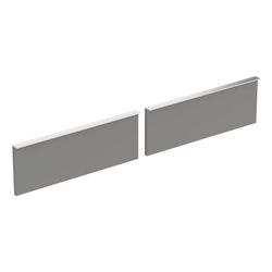 Geberit Set Schubladenfronten für iCon Unterschrank für Doppelwaschtisch, Platin, Br... GEBERIT-598819000 4022009318937 (Abb. 1)