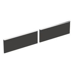 Geberit Set Schubladenfronten für iCon Unterschrank für Doppelwaschtisch, lava, Brei... GEBERIT-598733000 4022009337921 (Abb. 1)