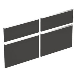 Geberit Set Schubladenfronten für iCon Unterschrank für Waschtisch, lava, Breite Was... GEBERIT-598763000 4022009338225 (Abb. 1)