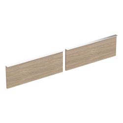 Geberit Set Schubladenfronten für iCon Unterschrank für 2 Waschtische Eiche natur, B... GEBERIT-598746000 4022009338058 (Abb. 1)