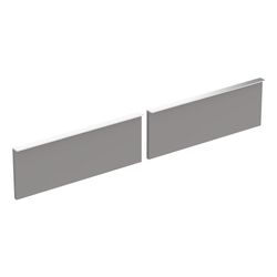 Geberit Set Schubladenfronten für iCon Unterschrank für 2 Waschtische, Platin, Breit... GEBERIT-598836000 4022009319118 (Abb. 1)