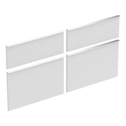 Geberit Set Schubladenfronten für iCon Unterschrank für Doppelwaschtisch, Weiß, lack... GEBERIT-598759000 4022009338188 (Abb. 1)