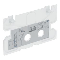 Geberit Schutzplatte für Delta Unterputzspülkasten... GEBERIT-241343001 4025416799993 (Abb. 1)