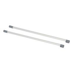 Geberit Set Relings für Schublade, Länge 40cm für Waschtischunterschrank, 2 Stück... GEBERIT-595326000 4022009367058 (Abb. 1)