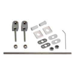 Geberit Renova Comfort Set Scharniere für WC-Sitz Befestigung von unten, 2 Stück... GEBERIT-598070000 4022009318197 (Abb. 1)
