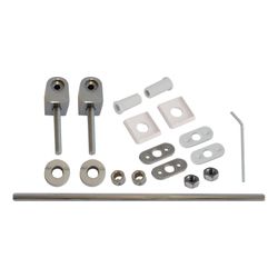 Geberit Renova Comfort Set Scharniere für WC-Sitzring Befestigung von unten, 2 Stück... GEBERIT-598071000 4022009318258 (Abb. 1)