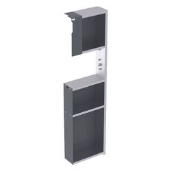 Geberit Auszug rechts, für Monolith Sanitärmodul für Waschtisch Aluminium gebürstet... GEBERIT-242735TA1 4025416175216 (Abb. 1)