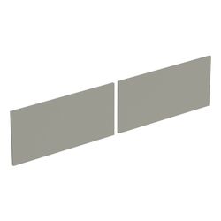 Geberit Set Schubladenfronten für Unterschrank für Waschtisch, Greige, Breite Wascht... GEBERIT-595480000 4022009346305 (Abb. 1)