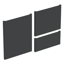 Geberit Set Schubladenfront, 2 Türen für Renova Plan Seitenschrank, Lava... GEBERIT-595289000 4022009346169 (Abb. 1)