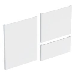 Geberit Set Schubladenfront, 2 Türen für Renova Plan Seitenschrank, Weiß... GEBERIT-595288000 4022009346152 (Abb. 1)