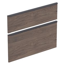 Geberit Schubladenfronten mit Griffe Nussbaum, zu SmyleS Waschtischunterschrank Brei... GEBERIT-244351001 4025410734570 (Abb. 1)