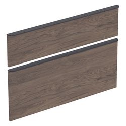 Geberit Schubladenfronten mit Griffe Nussbaum, zu SmyleS Waschtischunterschrank Brei... GEBERIT-244357001 4025410734631 (Abb. 1)