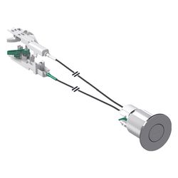 Geberit Drücker für WC-Steuerung mit Kabelzug, Kunststoff glanzverchromt, 242508211... GEBERIT-242508211 4025416106494 (Abb. 1)