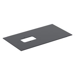 Geberit Glaseinlegeboden für Citterio Unterschrank für Aufsatzwaschtisch, Schwarz, 9... GEBERIT-595550000 4022009325874 (Abb. 1)