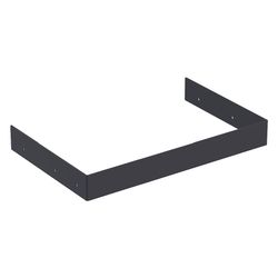 Geberit IDstanzleiste für Unterschrank für Handwaschbecken Waschtisch 40cm, Schwarz,... GEBERIT-243785161 4025416853268 (Abb. 1)