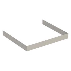 Geberit Distanzleiste für Unterschrank für Handwaschbecken Waschtisch 45cm, Sand... GEBERIT-243794TG1 4025416825449 (Abb. 1)