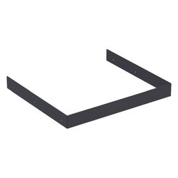 Geberit IDstanzleiste für Unterschrank für Handwaschbecken Waschtisch 45cm, Schwarz,... GEBERIT-243794161 4025416853336 (Abb. 1)