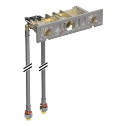 Geberit Ventilblock für ONE Waschtischarmatur, Wandmontage, für ONE Montageelement u... GEBERIT-244164001 4025410644299 (Abb. 1)