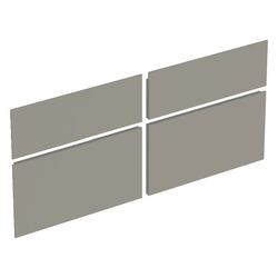 Geberit Schubladenfronten für Xeno2 Unterschrank, Greige, 120cm, 595440000... GEBERIT-595440000 4022009339451 (Abb. 1)