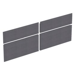 Geberit Schubladenfronten für Xeno2 Unterschrank, 140cm, Grau, 595453000... GEBERIT-595453000 4022009339550 (Abb. 1)