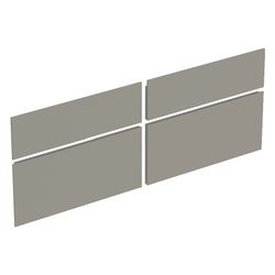 Geberit Schubladenfronten für Xeno2 Unterschrank, 140cm, Greige, 595452000... GEBERIT-595452000 4022009339543 (Abb. 1)
