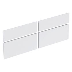 Geberit Schubladenfronten für Xeno2 Unterschrank für Waschtisch, 140cm, Weiß, 2er-Se... GEBERIT-595451000 4022009339345 (Abb. 1)