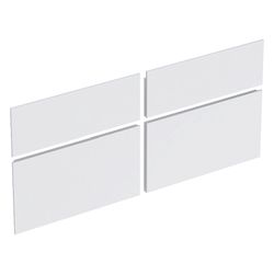 Geberit Schubladenfronten für Xeno2 Unterschrank, 120cm, Weiß, 595439000... GEBERIT-595439000 4022009339321 (Abb. 1)