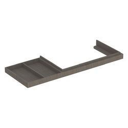 Geberit Waschtischrahmen für Citterio, mit Ablagefläche links, 133cm, Eiche graubrau... GEBERIT-595542000 4022009325836 (Abb. 1)
