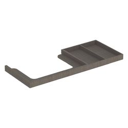 Geberit Waschtischrahmen für Citterio, mit Ablage rechts, 118cm, Eiche graubraun, 59... GEBERIT-595556000 4022009325904 (Abb. 1)