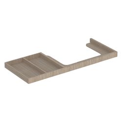 Geberit Waschtischrahmen für Citterio, mit Ablage links, 118cm, Eiche beige, 5955570... GEBERIT-595557000 4022009327144 (Abb. 1)