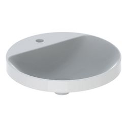 Geberit VariForm Einbauwaschtisch rund, mit Hahnlochbank Durchmesser 48cm, Hahnloch ... GEBERIT-500707012 4025416828587 (Abb. 1)