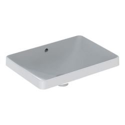 Geberit VariForm Einbauwaschtisch rechteckig, Breite 55cm, Tiefe 40cm, ohne Hahnloch... GEBERIT-500737012 4025416578406 (Abb. 1)