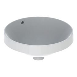Geberit VariForm Einbauwaschtisch, rund Durchmesser 40cm, ohne Hahnloch, mit Überlau... GEBERIT-500701002 4025416301998 (Abb. 1)
