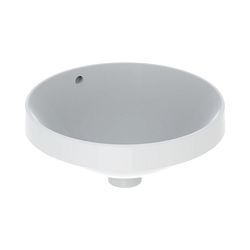 Geberit VariForm Einbauwaschtisch, rund Durchmesser 40cm, ohne Hahnloch, mit Überlau... GEBERIT-500701002 4025416301998 (Abb. 1)