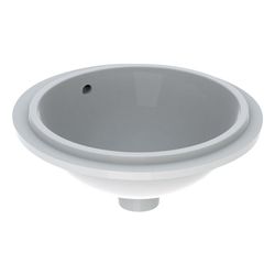 Geberit VariForm Unterbauwaschtisch rund Tiefe 42cm, ohne Hahnloch, Überlauf sichtba... GEBERIT-500745012 4025416704461 (Abb. 1)