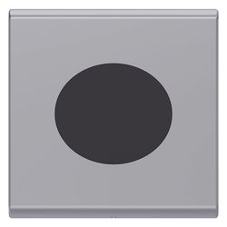 Geberit Betätigungsplatte für Samba, Zinkdruckguss, Mattverchromt, 241921461... GEBERIT-241921461 4025416941118 (Abb. 1)
