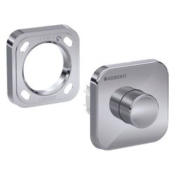 Geberit Handdrücker pneumatisch für Unterputz, Kunststoff, Hochglanz verchromt, 8885... GEBERIT-888544211 4025416086314 (Abb. 1)