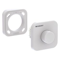 Geberit Handdrücker pneumatisch für Unterputz, Kunststoff, 25 N, Alpinweiß, 88854411... GEBERIT-888544111 4025416086291 (Abb. 1)