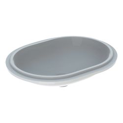Geberit VariForm Unterbauwaschtisch elliptisch Tiefe 49cm, ohne Hahnloch, ohne Überl... GEBERIT-500759012 4025416678014 (Abb. 1)