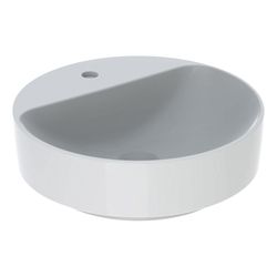 Geberit VariForm Aufsatzwaschtisch rund, mit Hahnlochbank Durchmesser 45cm, Hahnloch... GEBERIT-500770012 4025416683582 (Abb. 1)