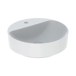 Geberit VariForm Aufsatzwaschtisch rund, mit Hahnlochbank Durchmesser 45cm, Hahnloch... GEBERIT-500770012 4025416683582 (Abb. 1)