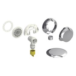 Geberit Fertigbauset für Badewannenablauf d90, glanzverchromt, 242346211... GEBERIT-242346211 4025416063247 (Abb. 1)