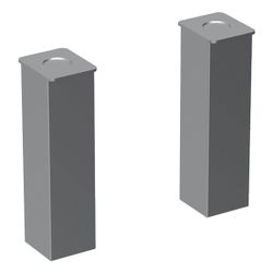 Geberit Set Füße Höhe 15-16,5cm, verchromt... GEBERIT-500550000 4022009329070 (Abb. 1)