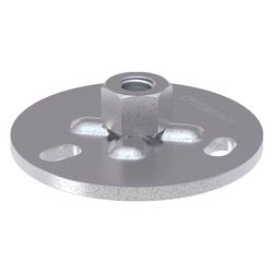 Geberit Grundplatte rund, Dreiloch, M10, Stahl, verzinkt, 362837261... GEBERIT-362837261 4025416023944 (Abb. 1)