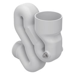 Geberit Schneckengeruchsverschluss für Urinal, mit Sonde, PP, 45mm, 242078001... GEBERIT-242078001 4025416861843 (Abb. 1)