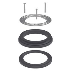 Geberit Klemmflansch für Duschwannenablauf, mit Profildichtung, d 90mm, 241997001... GEBERIT-241997001 4025416861744 (Abb. 1)