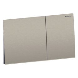 Geberit Sigma70 Betätigungsplatte, eckig, 2-Mengen-Spülung Taste Nickel gebürstet, B... GEBERIT-115622ID1 4064746097386 (Abb. 1)