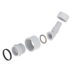 Geberit Winkelschlauchtülle für Spülbeckenanschluss, 242084001... GEBERIT-242084001 4025416861904 (Abb. 1)